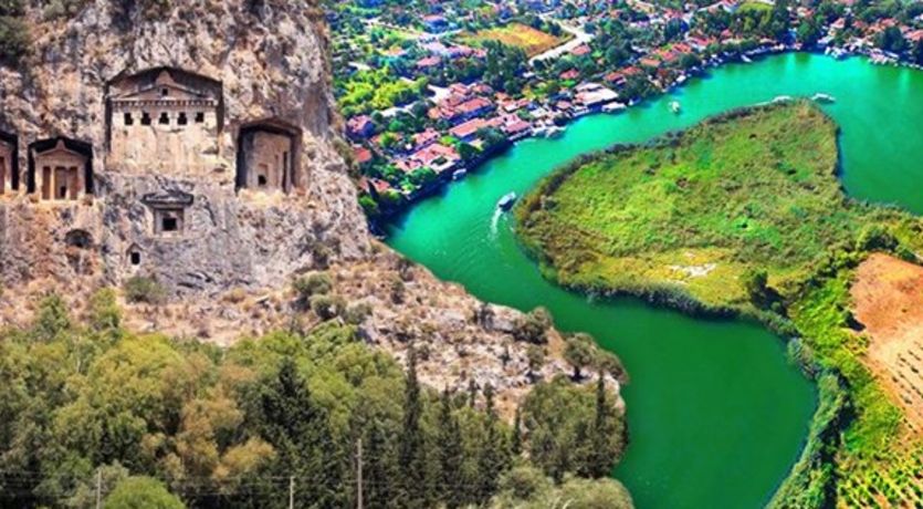 DAMLA DERESİ..DALYAN..IZTUZU PLAJI..YUVARLAKÇAY