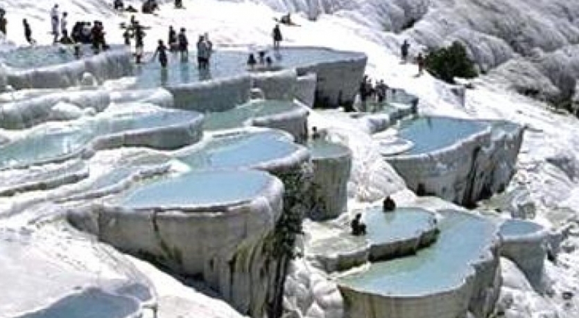 PAMUKKALE & GÜNEY ŞELALESİ & BAĞBAŞI YAYLASI & BULDAN