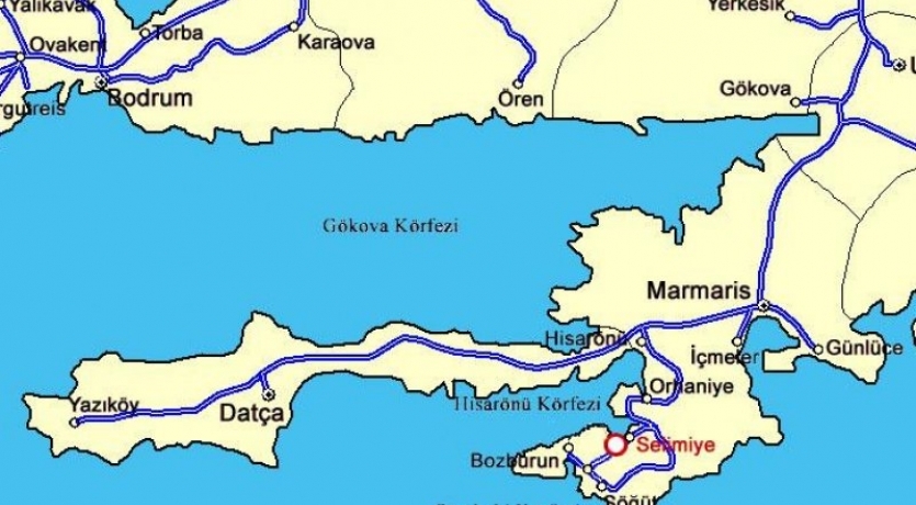 DATÇA & PALAMUTBÜKÜ & SELİMİYE & TURGUT ŞELALESİ & ORHANİYE KIZ KUMU & MARMARİS